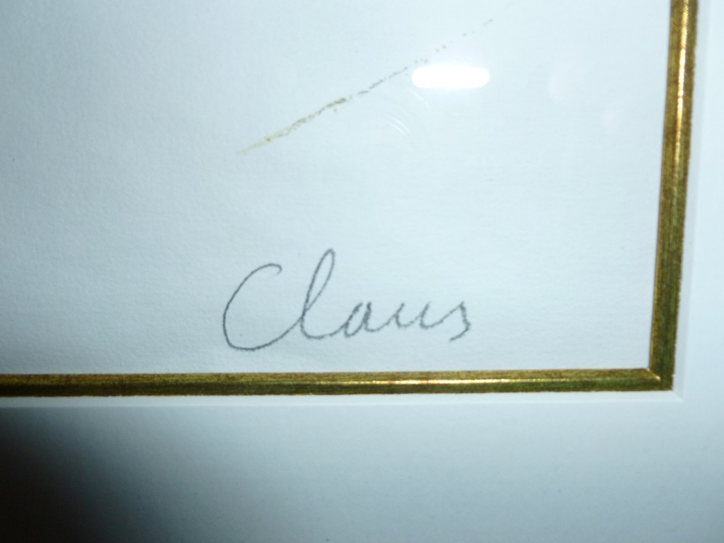 Hugo Claus : originele aquarel (unica),zonder titel,gesigneerd in potlood. kopen? Bied vanaf 430!