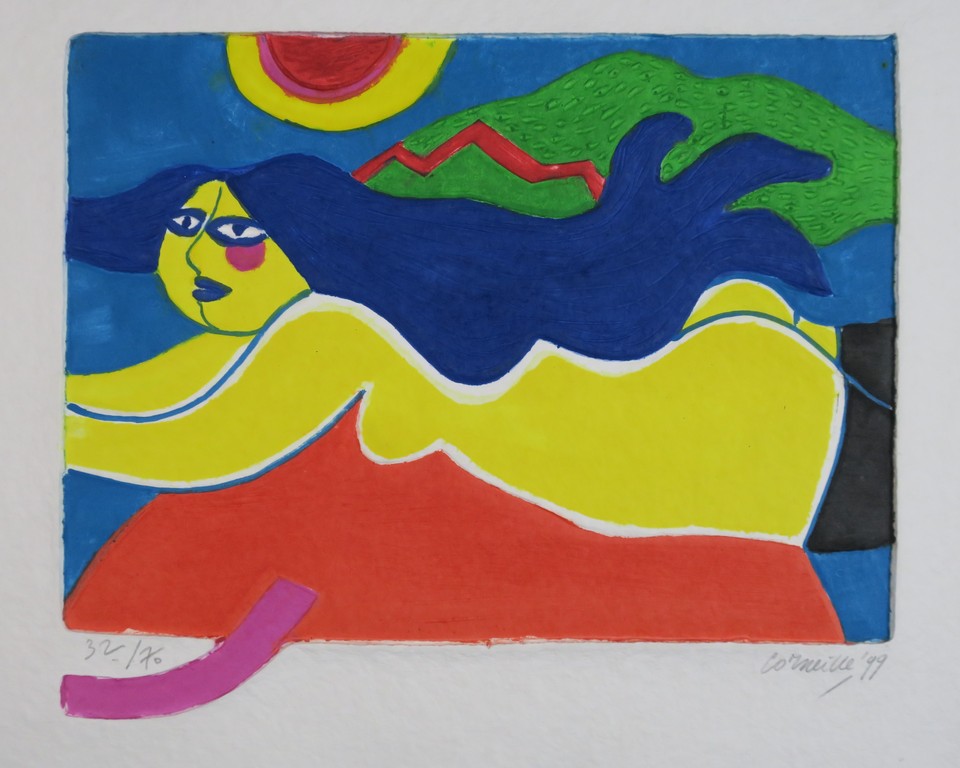 Corneille: Aquagravure op handgeschept papier, Z.T. kopen? Bied vanaf 300!