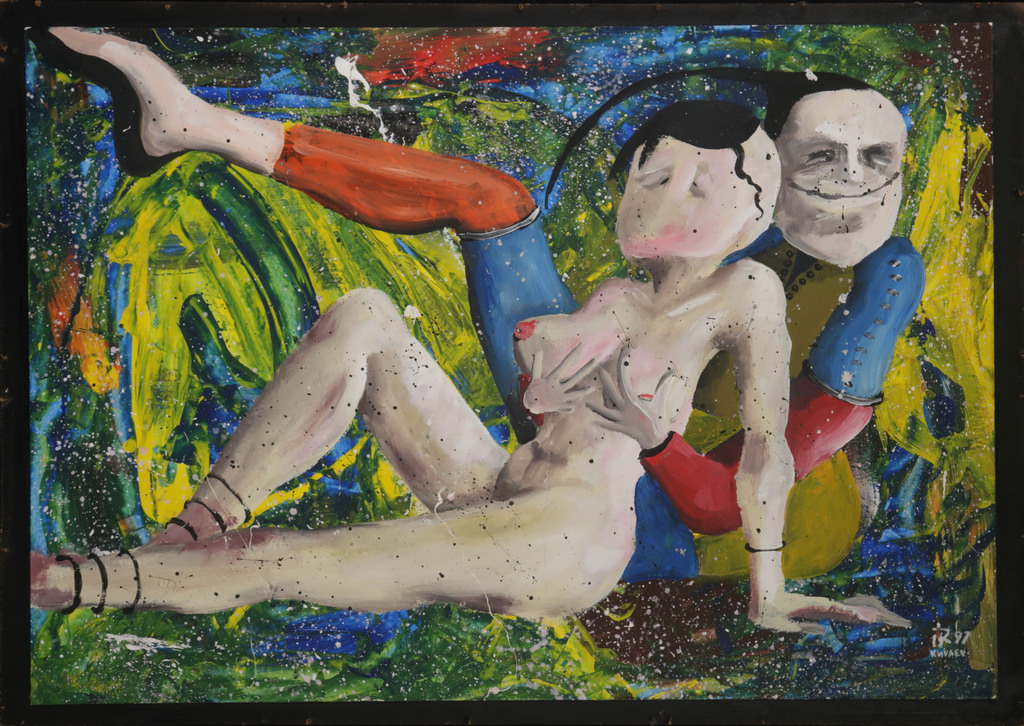 Oleg Kuvaev: Acryl op board, Z.T. (groot) kopen? Bied vanaf 1!