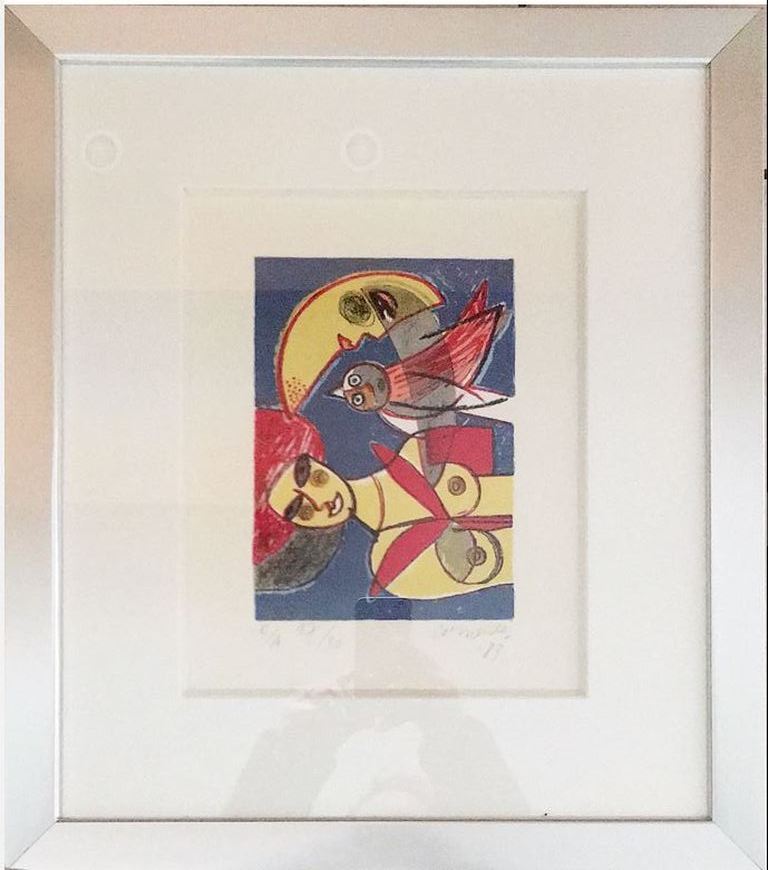 Corneille Zeefdruk EA 17/30 Nieuw ingelijst, dubbel passepartout Jaar: 1983 kopen? Bied vanaf 165!