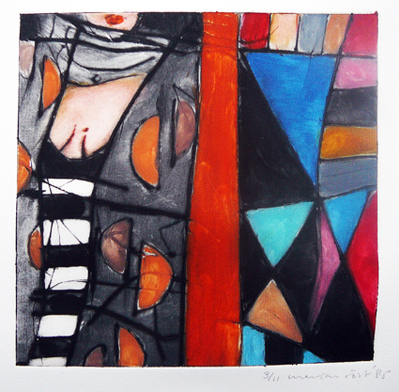 Marion Röst: Geen Titel -keurenets 1985- verkocht voor € 45!