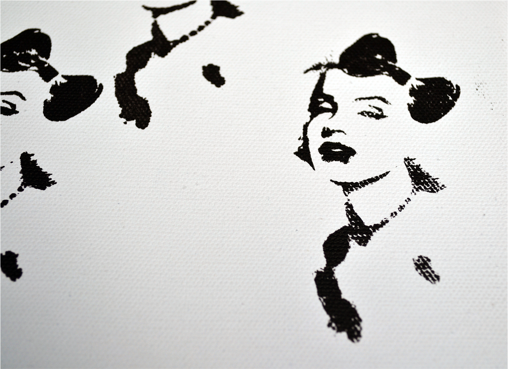 Death NYC, origineel "3 Monroes" op canvas, gesigneerd, 2013 kopen? Bied vanaf 1!