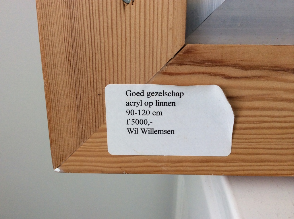 Wil Willemsen: Acryl op linnen,  kopen? Bied vanaf 1600!