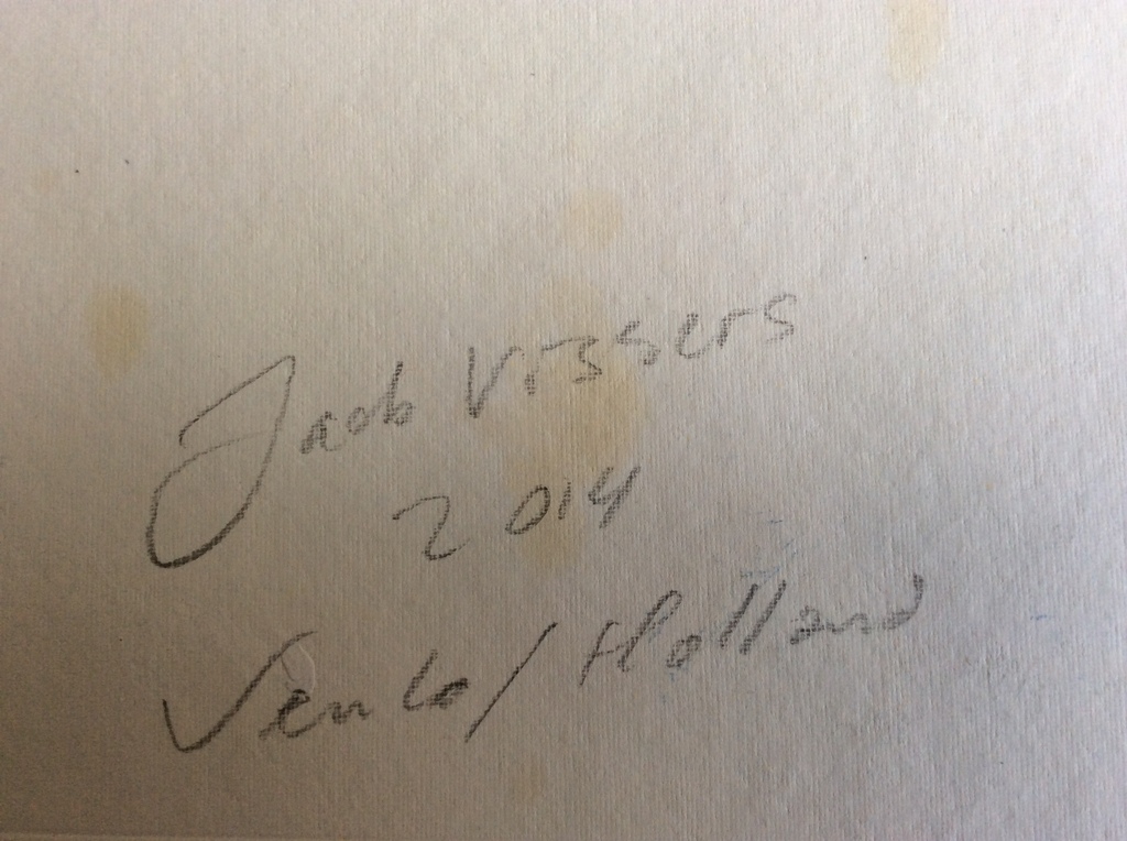 Jack Vissers, acryl op papier kopen? Bied vanaf 1!