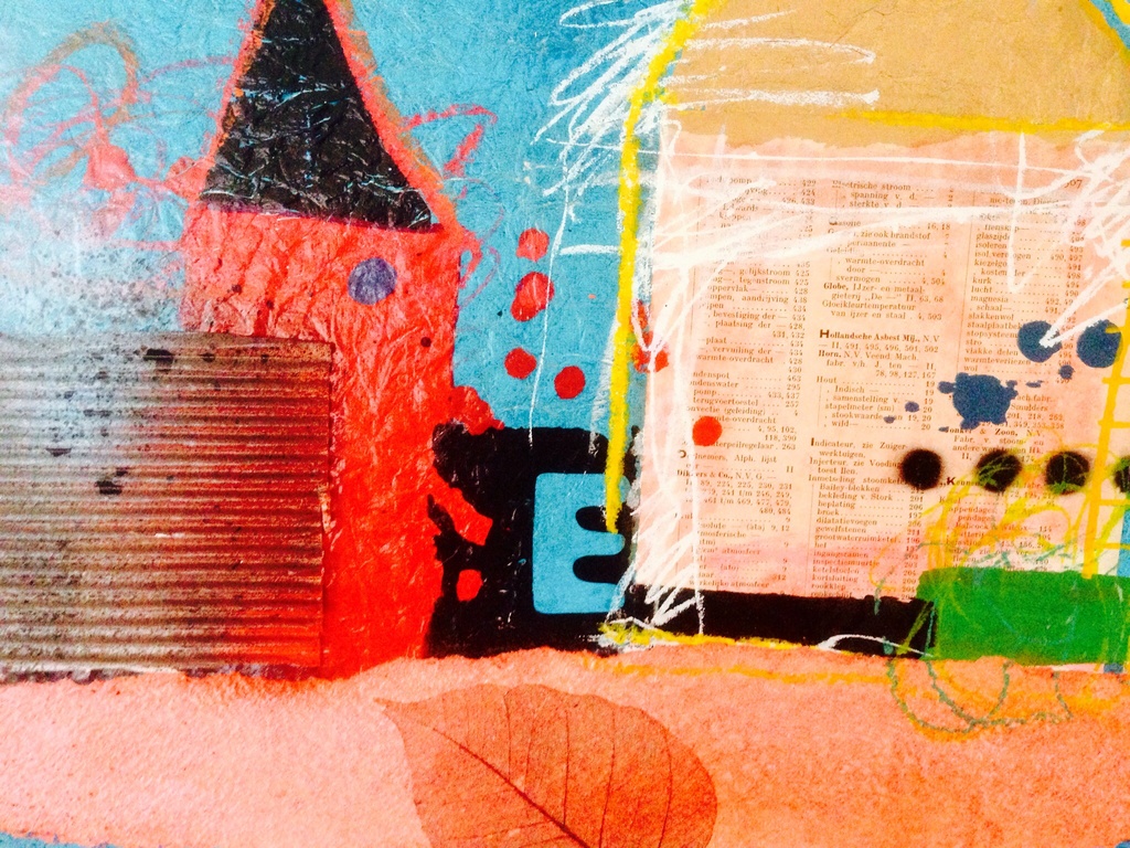 Theo koster , gemengde techniek op paneel titel india blue kopen? Bied vanaf 1!