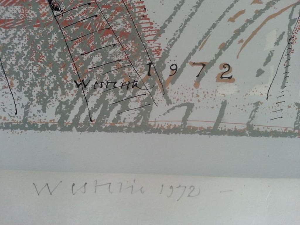 Co Westerik Gesigneerde zeefdruk - 'Paar' oplage 300 - 1972 kopen? Bied vanaf 375!