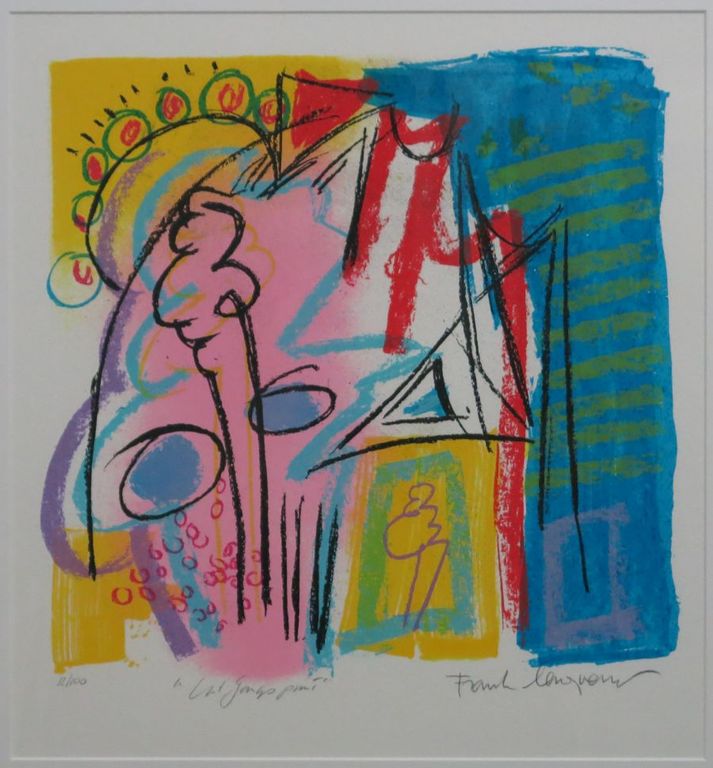 Frank Lengvenius: Zeefdruk, Zonder titel I - Ingelijst kopen? Bied vanaf 30!