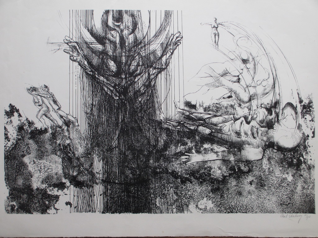 Aat Verhoog, De zondeval, Litho kopen? Bied vanaf 1!