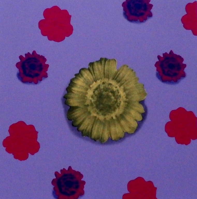 Arjan van Arendonk - Zeefdruk: Floating Flowers Three - 2003 kopen? Bied vanaf 75!
