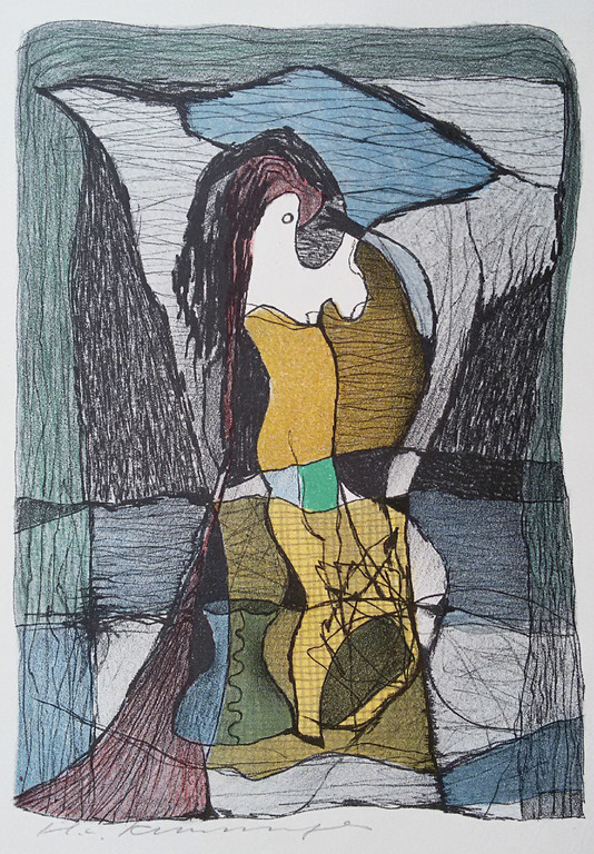 Harry van Kruiningen - Het lied van Heer Halewijn, acht kleurenlitho’s kopen? Bied vanaf 175!