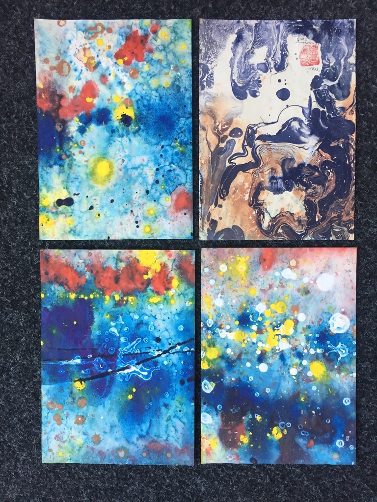 4 x THEO NIERMEIJER, Gemengde technieken/gouache op papier kopen? Bied vanaf 1!