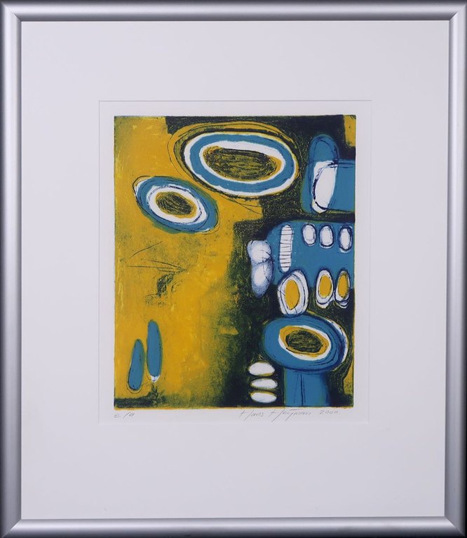 Hans Heijman: Ets, Zonder titel - Ingelijst kopen? Bied vanaf 20!