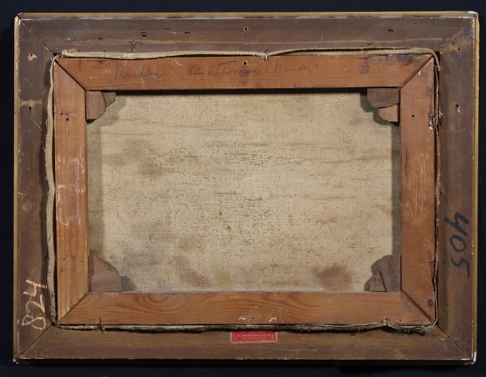 Willy van Schoonhoven van Beurden: Olieverf op doek, Vruchten - Ingelijst kopen? Bied vanaf 150!