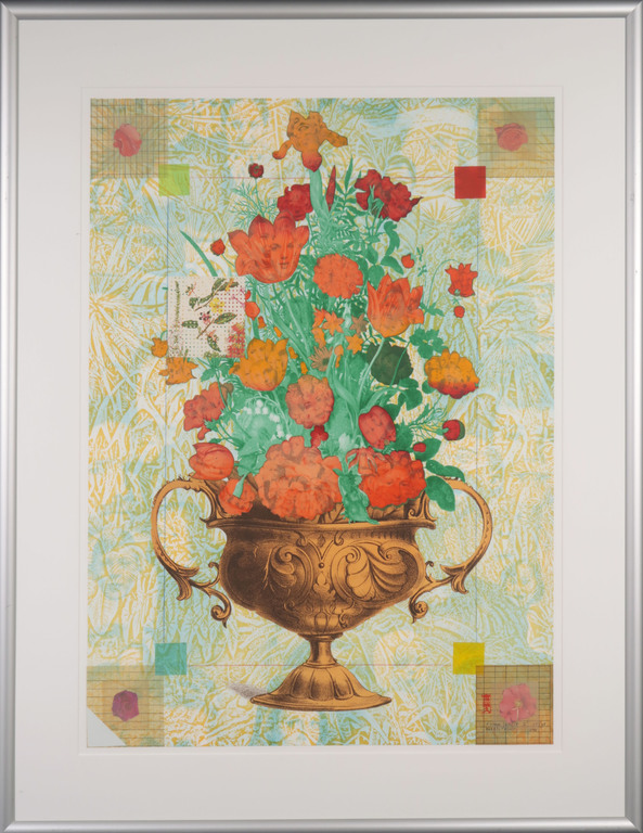 Harald Vlugt: Zeefdruk en Collage, Human jungle I - Ingelijst kopen? Bied vanaf 40!