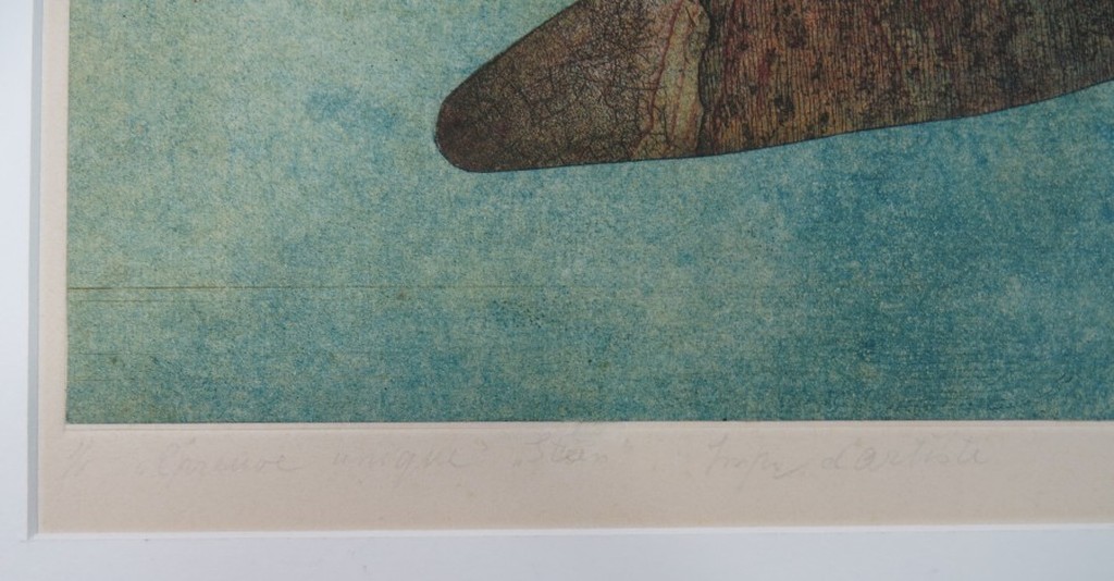 Koos van der Sluys: Collage, Aquatint, Steen  kopen? Bied vanaf 1!