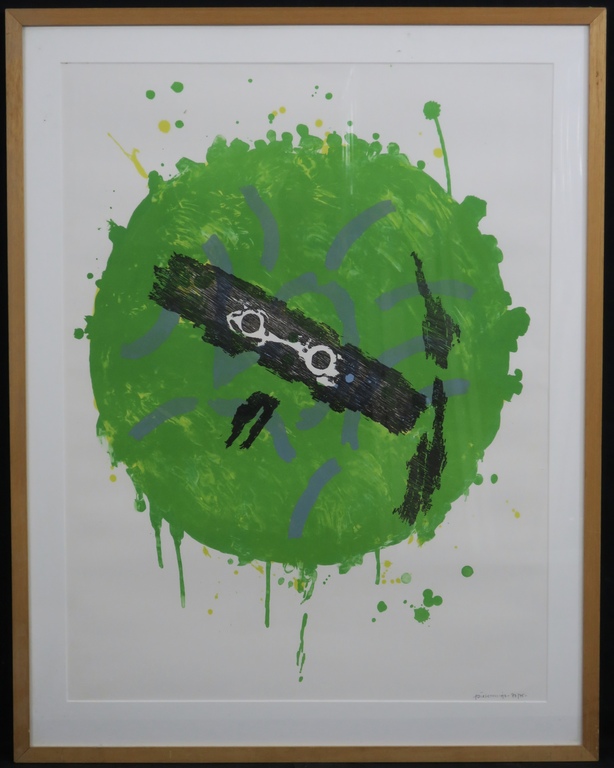 Jef Diederen: Gemengde techniek, de Maan -Ingelijst kopen? Bied vanaf 40!