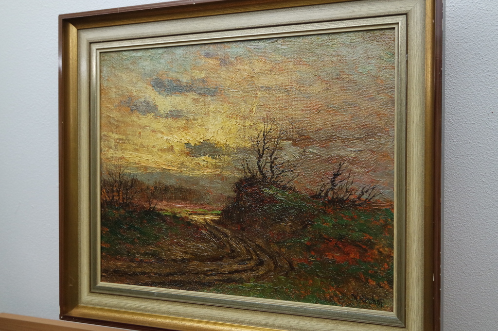 Walter Neuhof (1904-1982) - olieverf op doek - Landschap kopen? Bied vanaf 175!