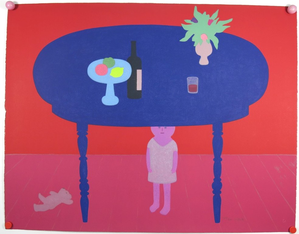 Jan Roede: Litho, Onder de blauwe tafel kopen? Bied vanaf 120!