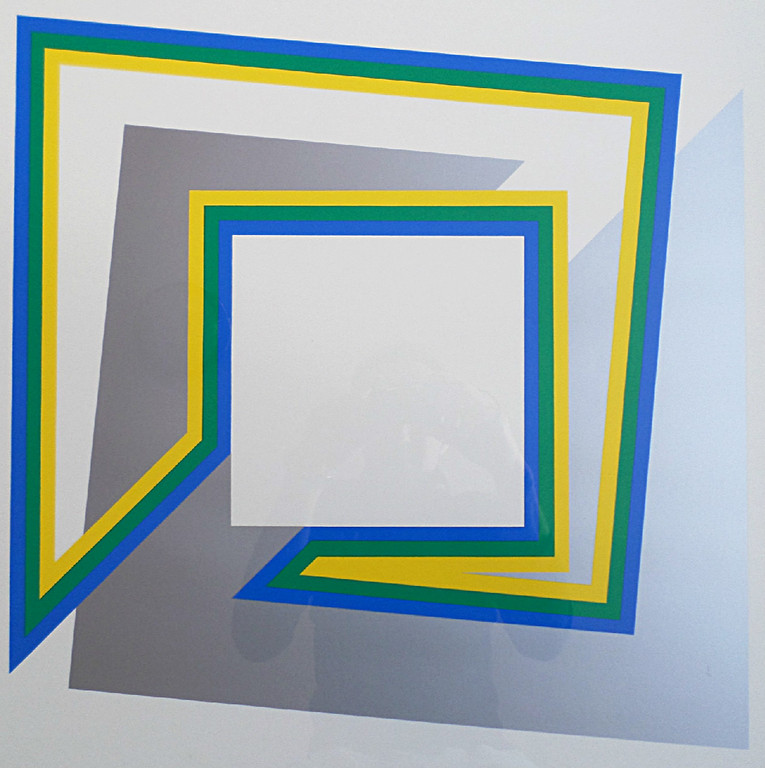 Cyril Lixenberg - Modern geometrisch pendant (2x strak ingelijst) verkocht voor € 125!