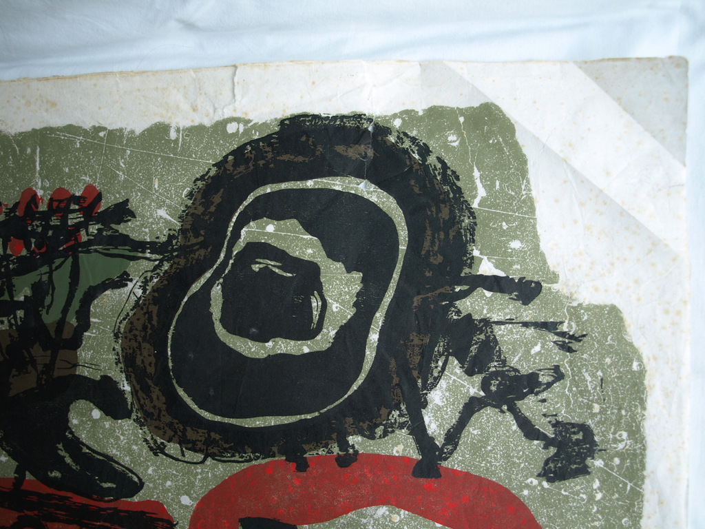 Jef Diederen : Litho – Zonder titel – Gesigneerd – 1966 – Prent 190 kopen? Bied vanaf 1!