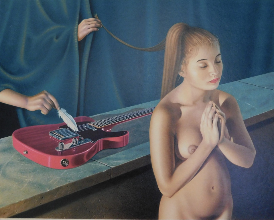 Bernard-Stephan Moldawan - Kleurenlitho - Electric Feather kopen? Bied vanaf 50!