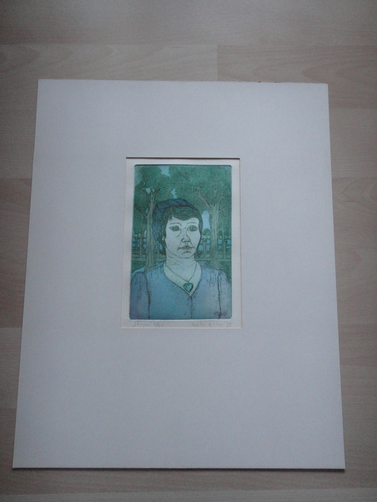 Laetitia de Haas, ets, 'Marjan' kopen? Bied vanaf 1!