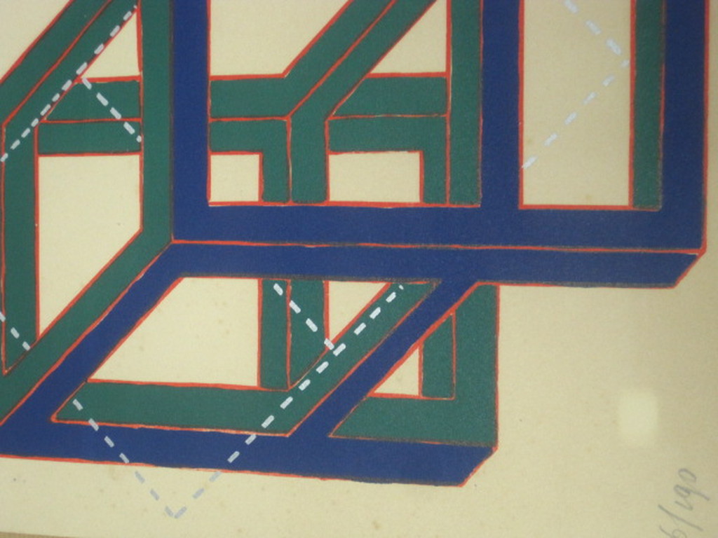 Mark Brusse (1937-) grote gesigneerde litho "4 props 4 1 piece" 1969  kopen? Bied vanaf 1!