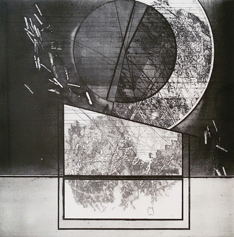 Ko Oosterkerk - Ontsnapping van de kleine vormen, ets (prachtig ingelijst) kopen? Bied vanaf 1!