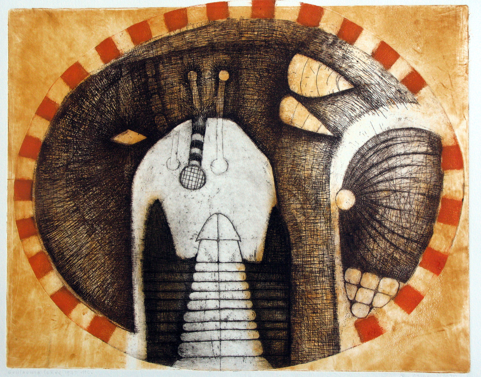 SUMMER SALE - Le Roy - meerkleuren ets uit 1975 (perfecte staat) verkocht voor € 100!