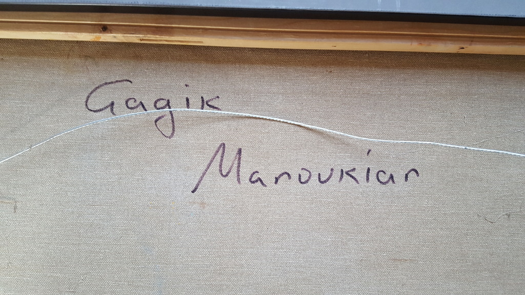 Gagik Manoukian (1952) - klaprozen-  Acrylverf op doek, gesigneerd r.o. kopen? Bied vanaf 325!