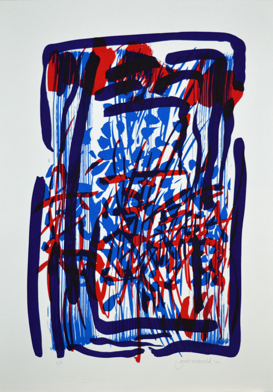 Gerrit Westerveld - Zeefdruk - Compositie - LAATSTE KANS verkocht voor € 90!