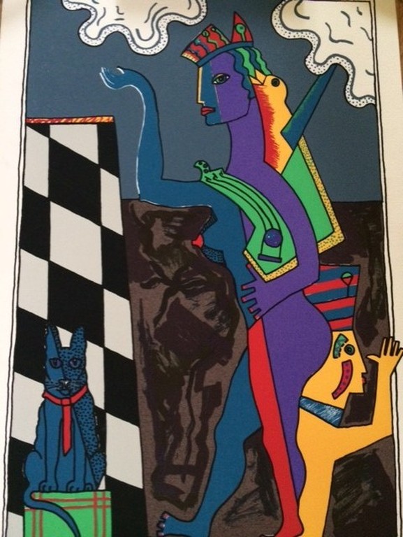 Cecile de Bruijn, zeer mooie zeefdruk kopen? Bied vanaf 10!