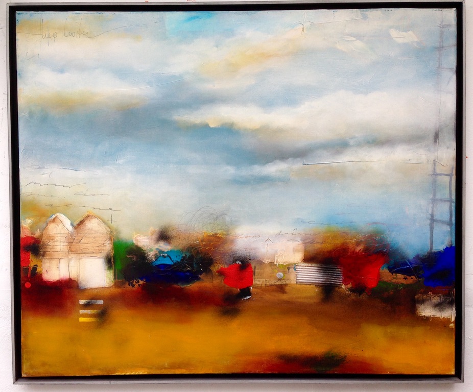 Theo Koster - Theo koster,schilderij, crossing borders kopen? Bied vanaf 350!