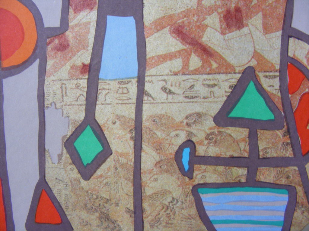 Mayeu Passa, "Abidos", originele lithografie, handgesigneerd. kopen? Bied vanaf 60!