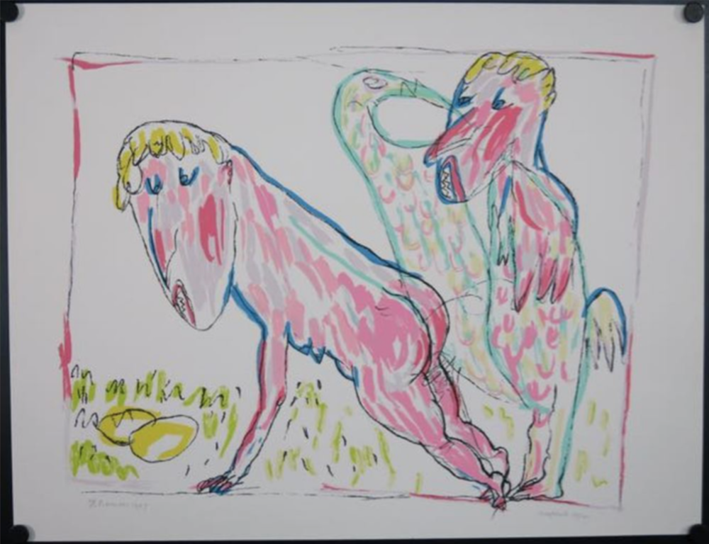 Hanny Ramaer: Zeefdruk, Zonder titel kopen? Bied vanaf 1!