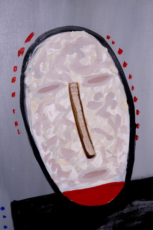 Marianne Hoogstraten: Acryl en schelp op doek, Z.T.  kopen? Bied vanaf 400!