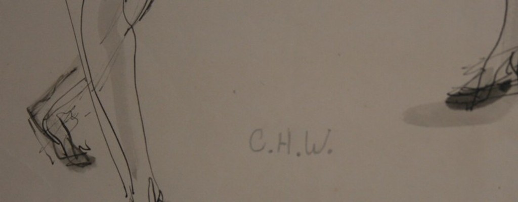 Constance Wibaut - Inkt en Aquarel - Danseres - gesigneerd met monogram kopen? Bied vanaf 45!