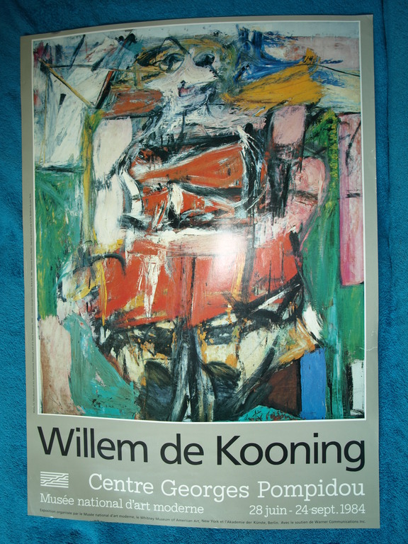 Willem de Kooning: affiche Centre Pompidou - 1984 kopen? Bied vanaf 1!