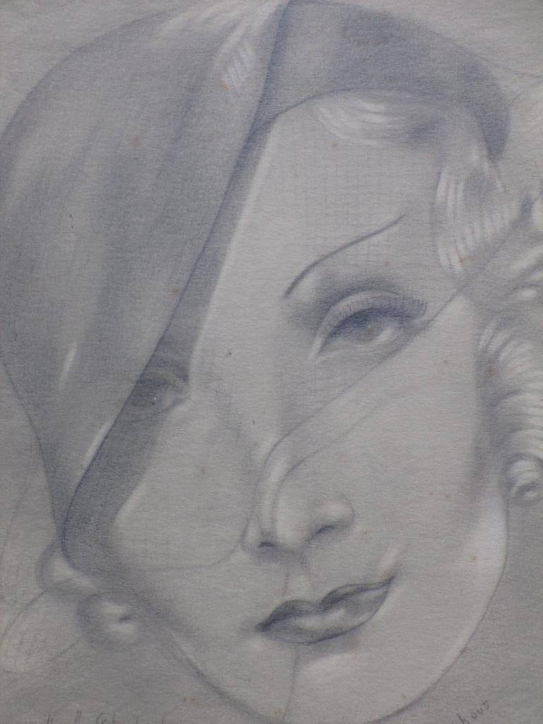 Leni Linthout, Marlene Dietrich, Tekening kopen? Bied vanaf 30!