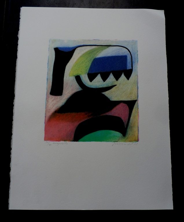 Doris Groeneveld - zeefdruk - 1988 kopen? Bied vanaf 45!