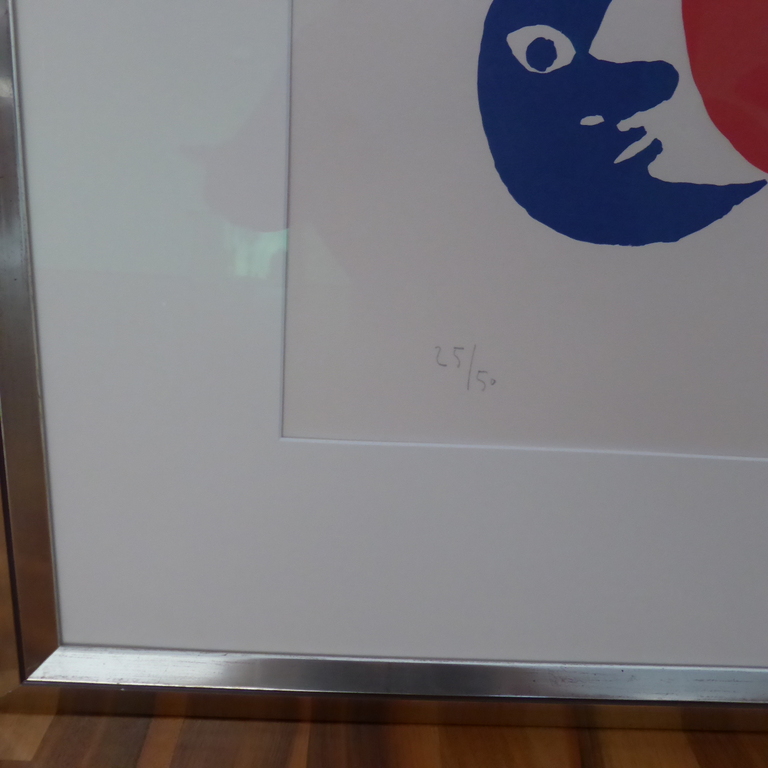 Alexander Calder  litho, hand gesigneerd en genummerd. Groot!! kopen? Bied vanaf 1850!