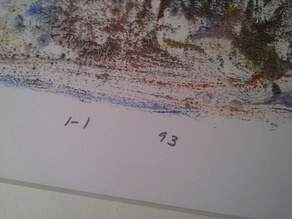 Richard Lee Barton - Zonder titel - Monotype - gemengde techniek op papier kopen? Bied vanaf 55!