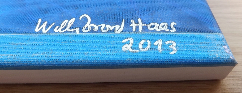 Willibrord Haas - hand gesigneerde giclée op canvas uit  2013 kopen? Bied vanaf 1!