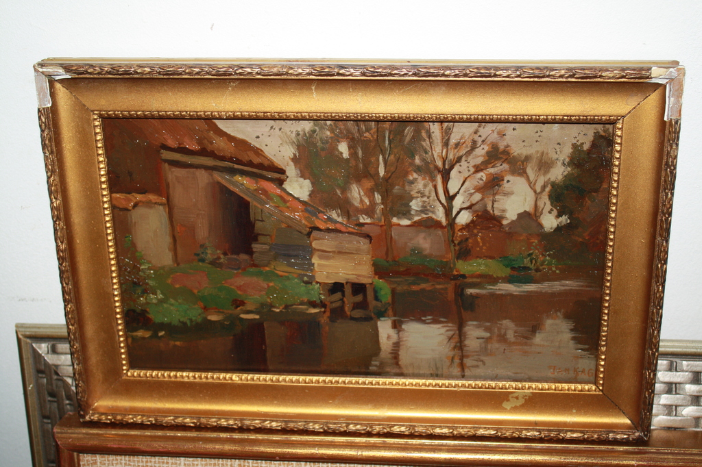 Jan Kagie - BOERDERIJEN AAN DE VAART  - HAAGSE SCHOOL kopen? Bied vanaf 99!