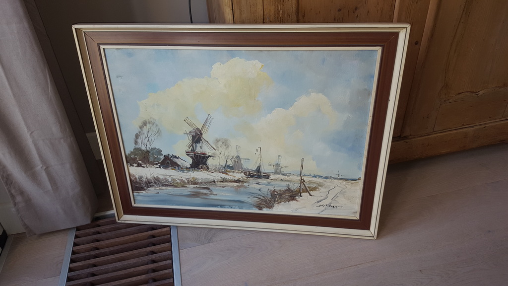 Jan Kelderman (1914-1990) - olie op doek, gesigneerd kopen? Bied vanaf 1!