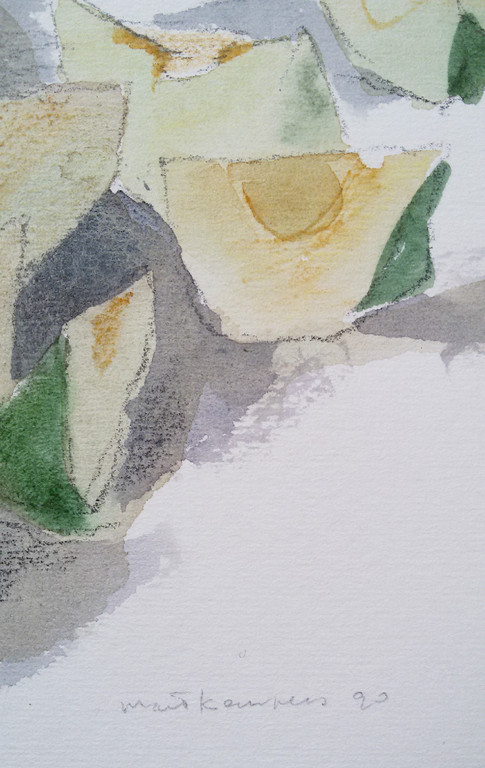 Mart Kempers - Appelpartjes, aquarel / tekening kopen? Bied vanaf 90!