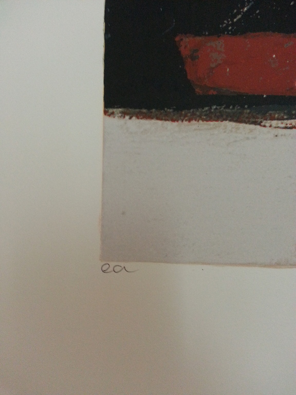 Ron van de Werf, zeefdruk op papier, "Terra II" kopen? Bied vanaf 50!