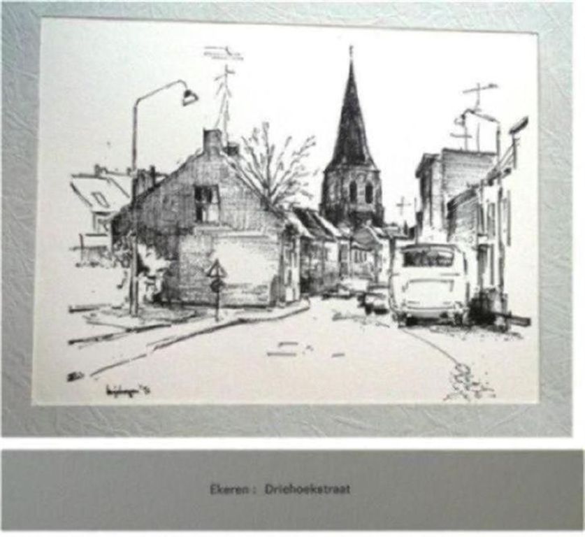 Joop Mijsbergen Rietpen tekeningen - Ekeren- België kopen? Bied vanaf 1!