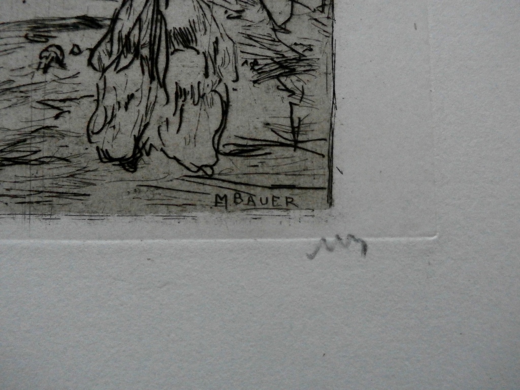 Marius Bauer - ets: buitenwijken van Stamboel - 1889 kopen? Bied vanaf 85!