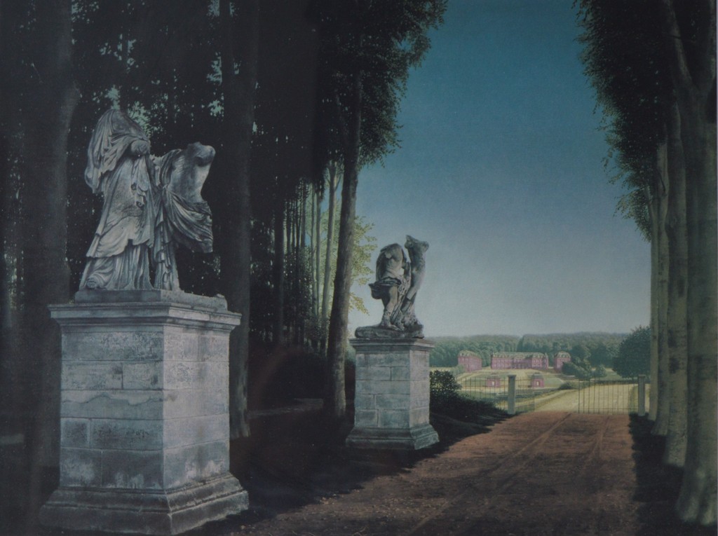 Carel Willink: Zeefdruk - Gezicht op Château Dampierre - opl. 200 ex. kopen? Bied vanaf 239!